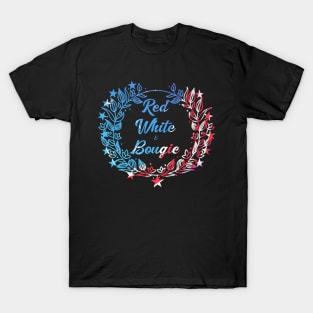 Red, White, and Bougie American Pride Banner T-Shirt